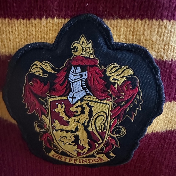 Harry Potter Gryffindor Knit Scarf Red Gold - Picture 2 of 9